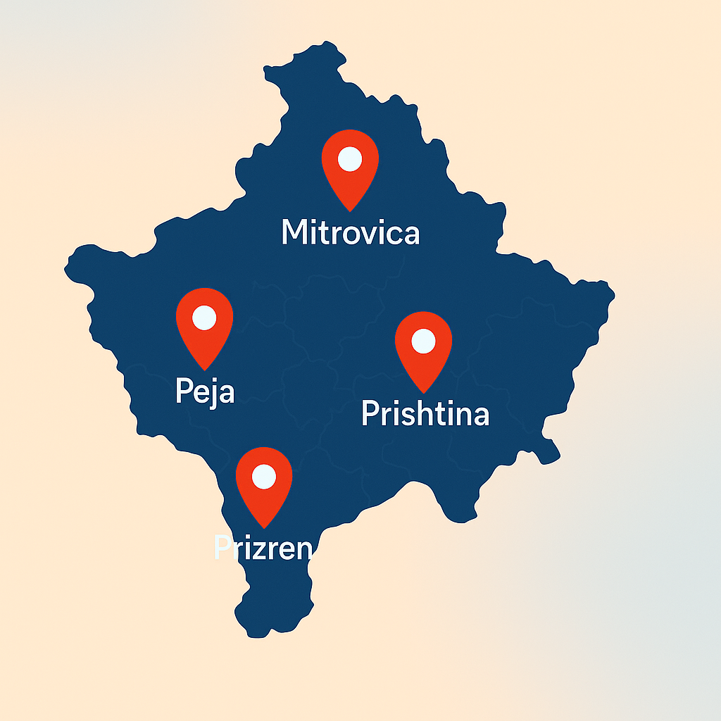 Kosovo Map